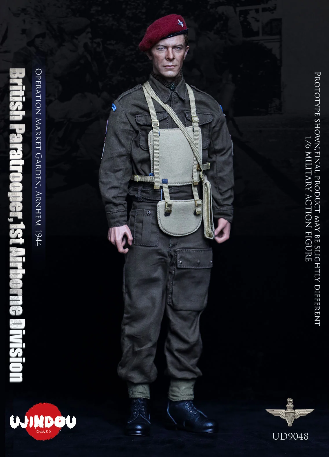 British Paratrooper 1st Airborne Division Operation Market Garden Arnhem 1/6 Action Figure Statue(GK)-UJINDOU-KWII-GK