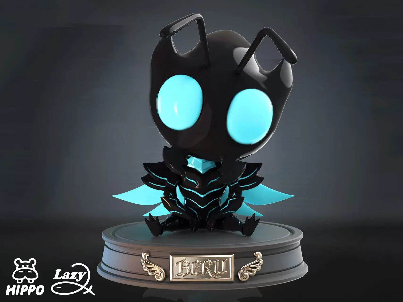 Hippo Studio & Lazy Studio - Solo Leveling Seated Series Igris & Beru Statue(GK)