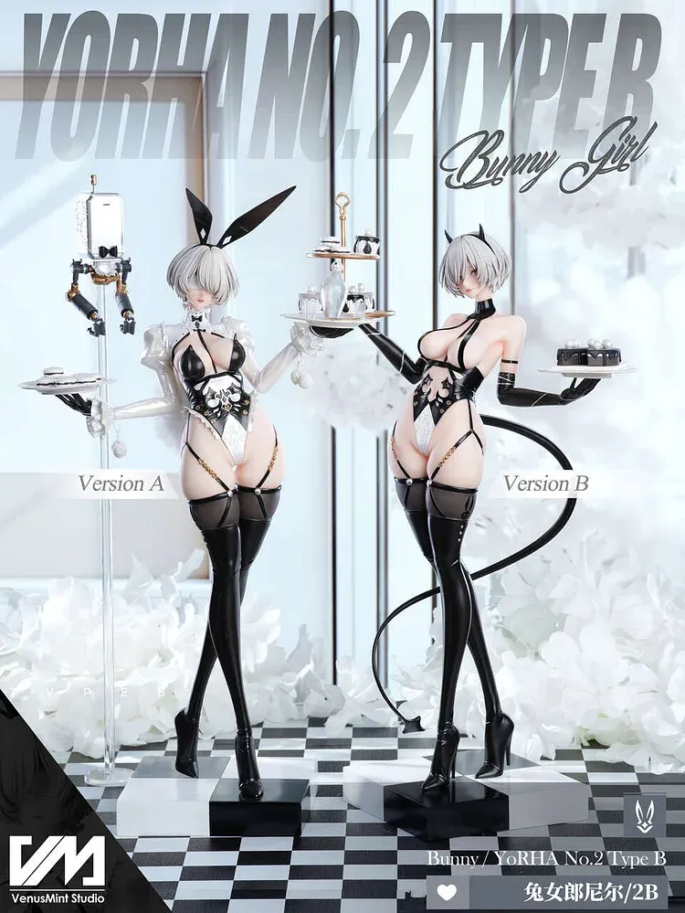 NieR: Automata BUNNY GIRL 2B 1/4 STATUE GK-VENUS MINT STUDIO Pre-sale