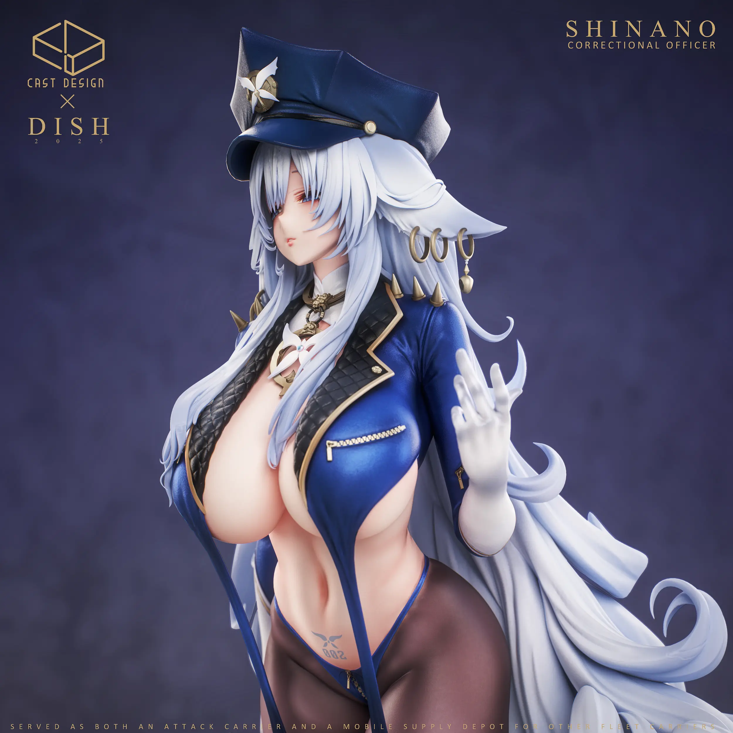 Cast Design Studio - Azur Lane No.5 Twin Police Sisters Shinano Statue (GK) 