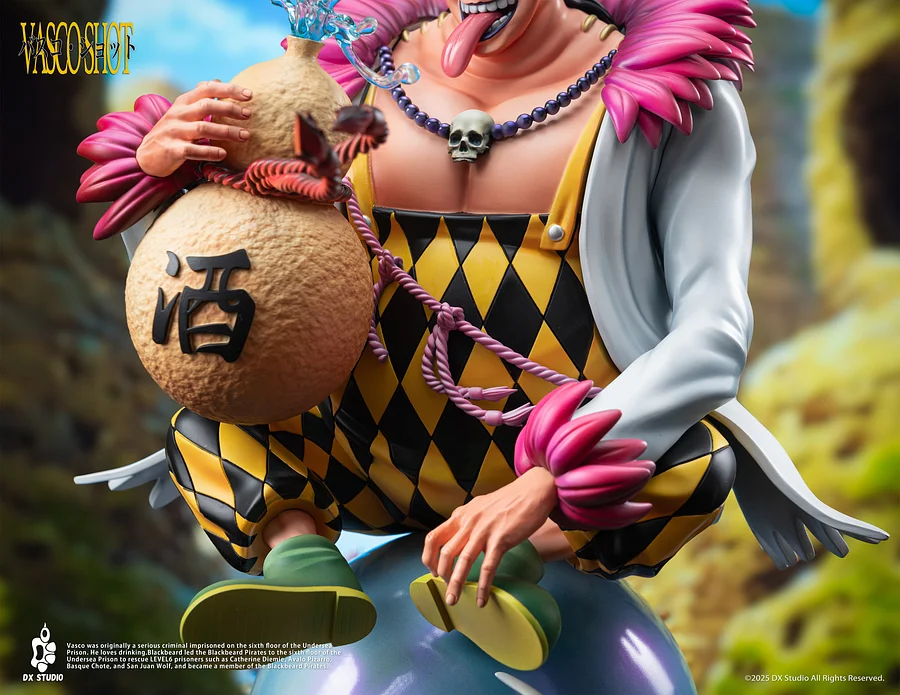 One Piece Blackbeard Pirates 7th Vasco Shot Statue(GK) - DX Studio 