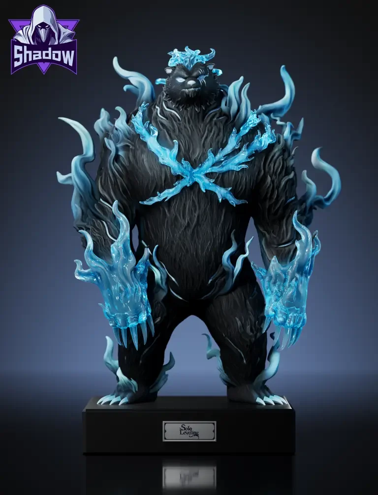 Shadow Studio - Solo Leveling Shadow Army Tank the Alpha Ice Bear Statue(GK)