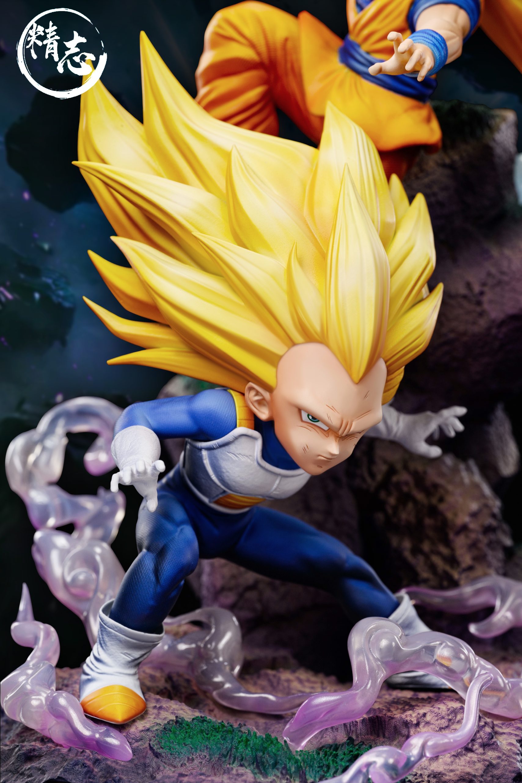 Dragon Ball DAIMA Super Saiyan 3 Goku & Vegeta Statue(GK) -Jing Zhi Studio