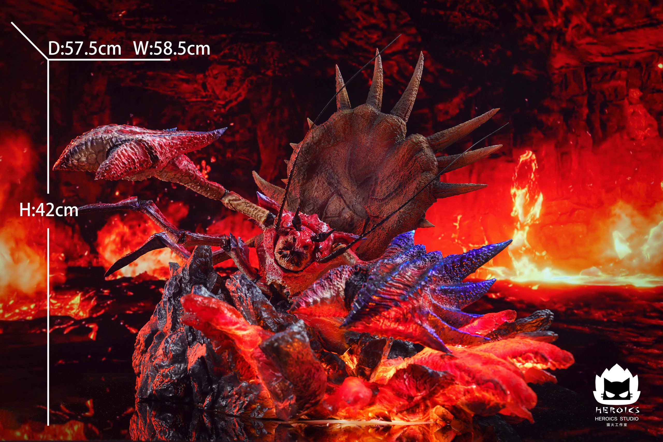 Monster Hunter Daimyo Hermitaur Statue(GK)  -Wonder Studio