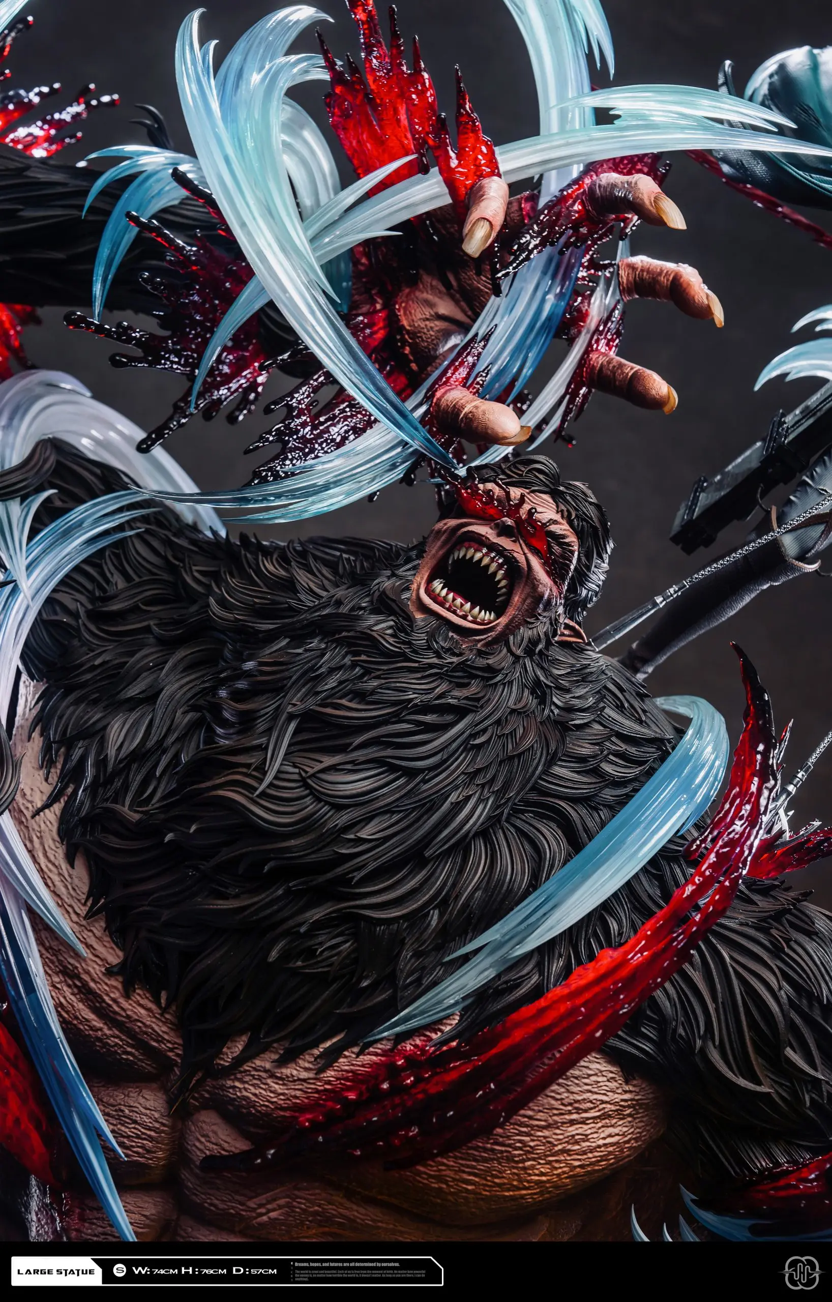 Hertz Studio - Attack on Titan 2.0 Ackerman Levi vs Zeke Statue(GK)