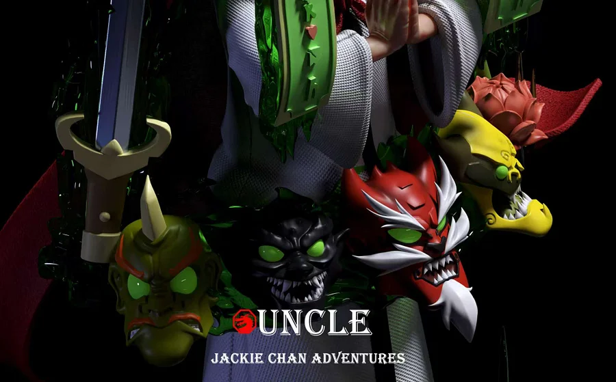 ShengZhu Studio-Jackie Chan Adventures Uncle Statue(GK)