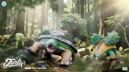 Zm Studio - Pokémon Torterra Evolution Set Statue(GK) 