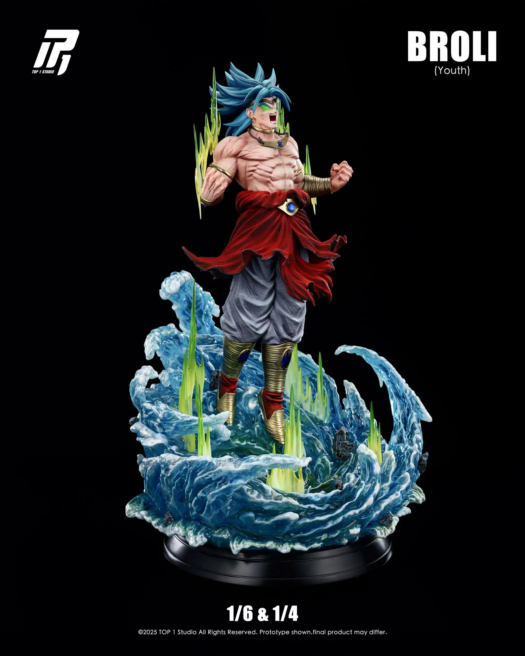 TOP 1 Studio -  Dragon Ball 1/6 & 1/4 Broly Limited Edition Statue