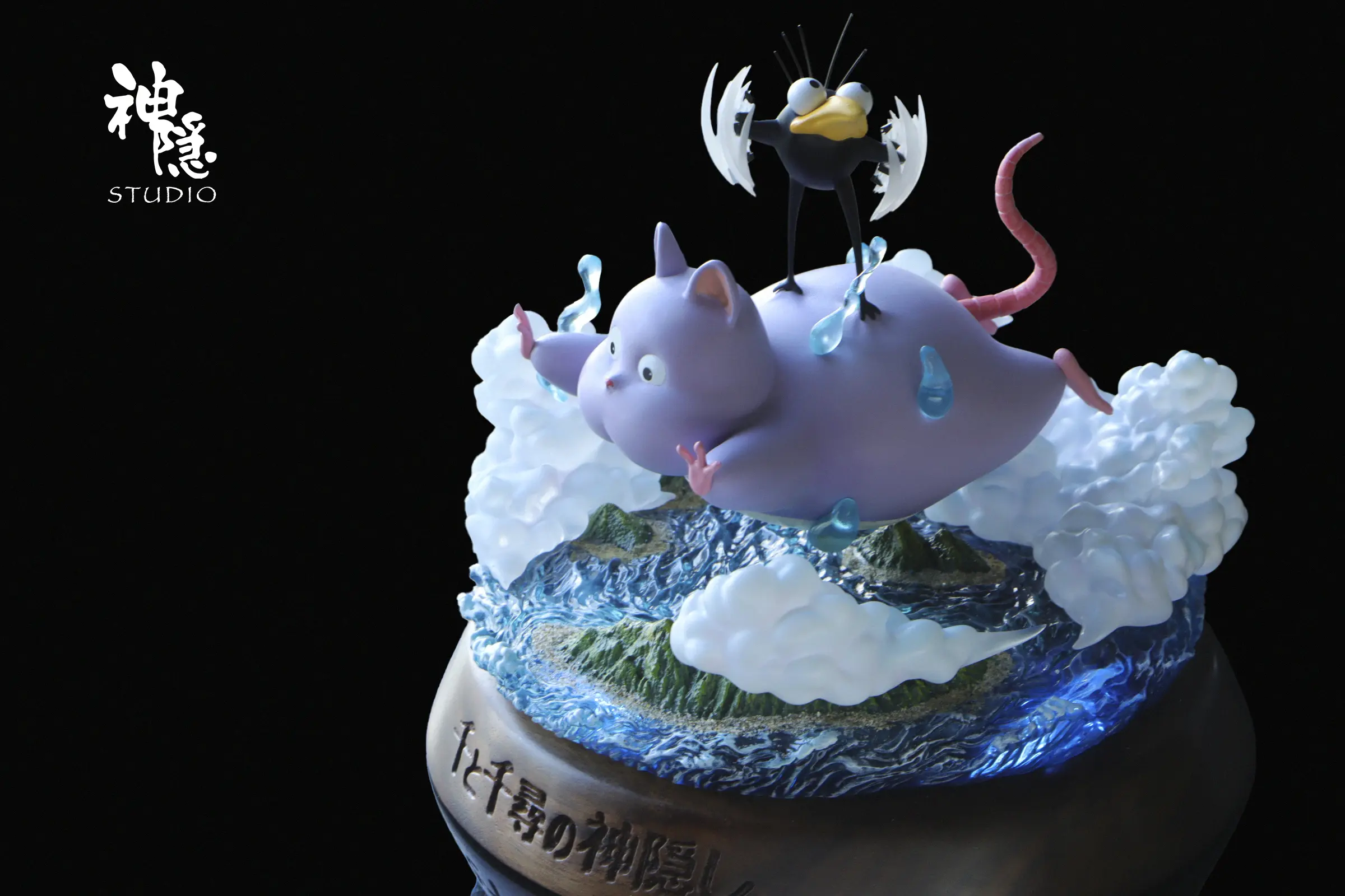 Shen Yin Studio - Spirited Away Spirited Away Encounter Series Totoro Floating Journey in the Clouds Statue(GK)