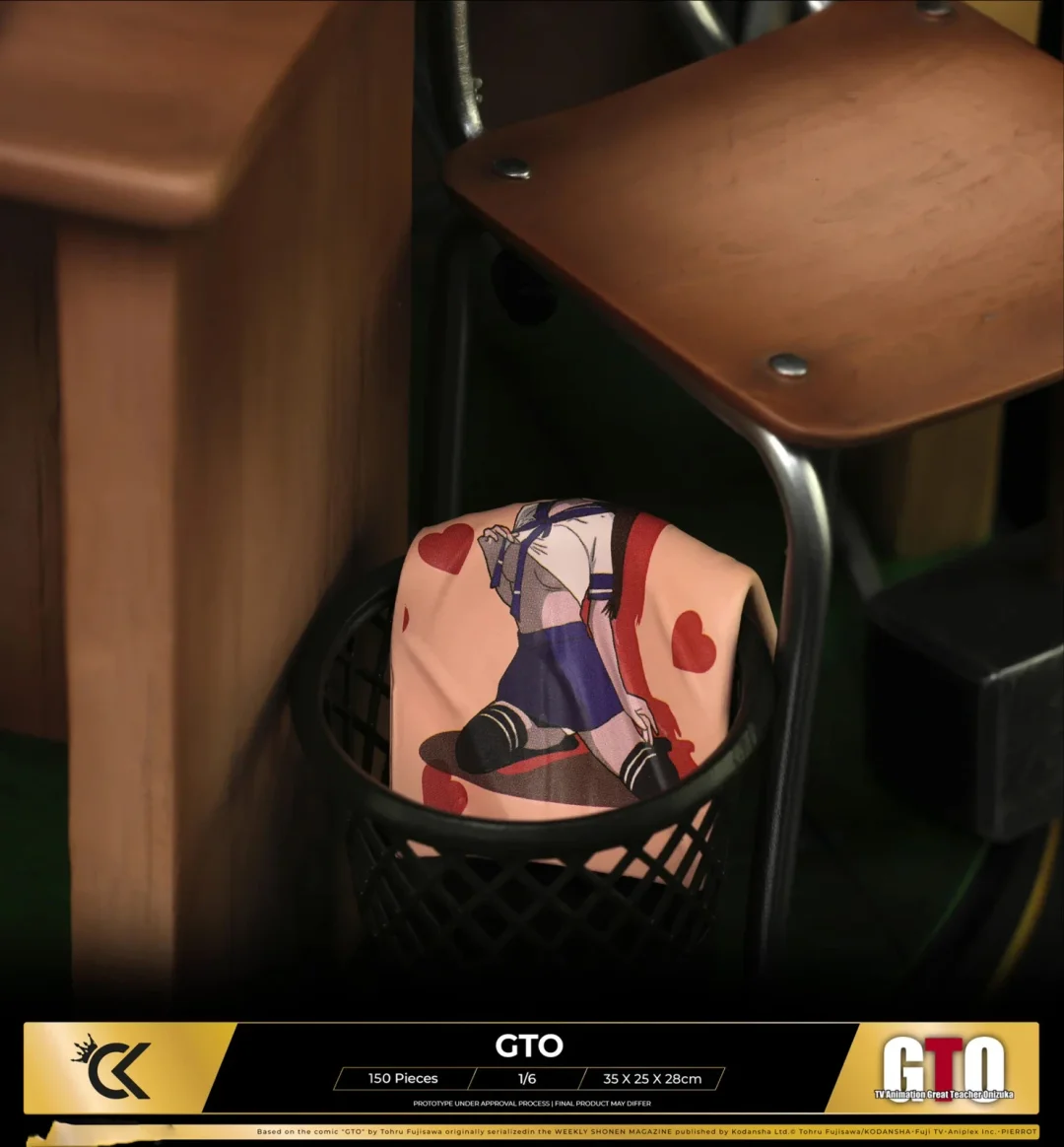IN-STOCK-Cartoon Kingdom Studio- Eikichi Onizuka & Urumi Kanzaki - Great Teacher Onizuka(Licensed)1/6Statue(GK) 