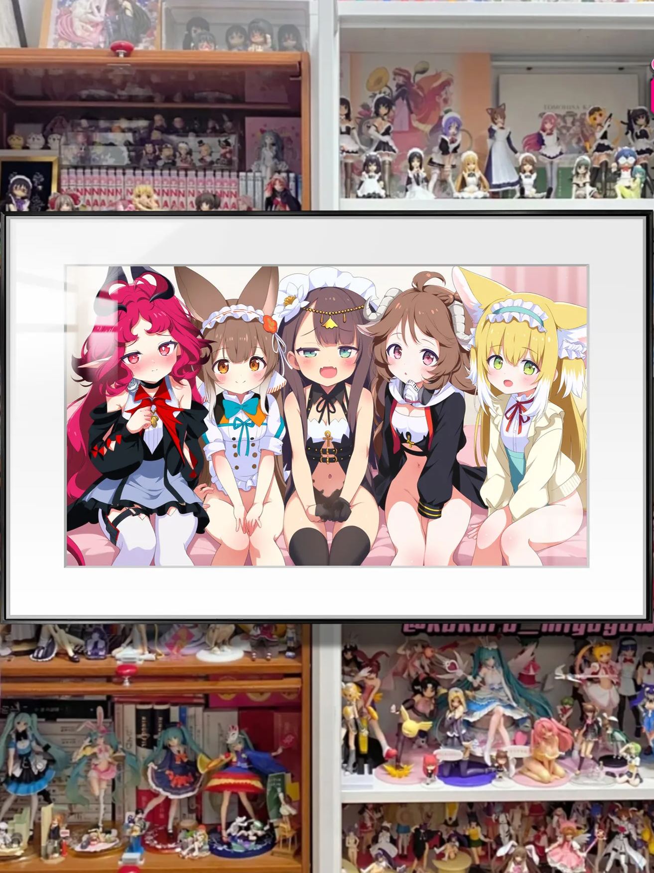 In stock Exhibition-level 8k ultra-clear finely mounted painting Title of work Arknights Loni ——Horizontal finely mounted version 45*70cm-KWII-GK