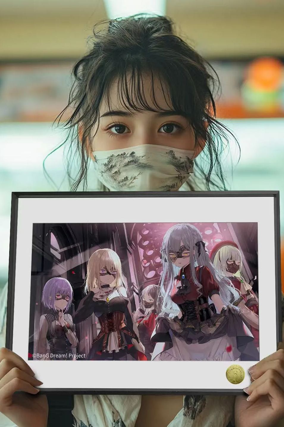 In stock AVE MUJICA Five AveMujica Sankaku Hatsuka Wakaba Mutsu Hachiman Kailing Toyokawa Shoko Wakamu decorative painting Size Two options A3 (30×42cm), 4K (38×53cm)-KWII-GK