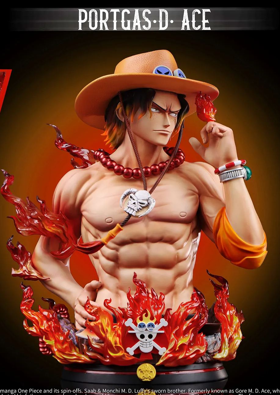 [Pre-sale] One Piece Ace Tabletop Bust [Work]: 1/4 Ace Bust (GK)
