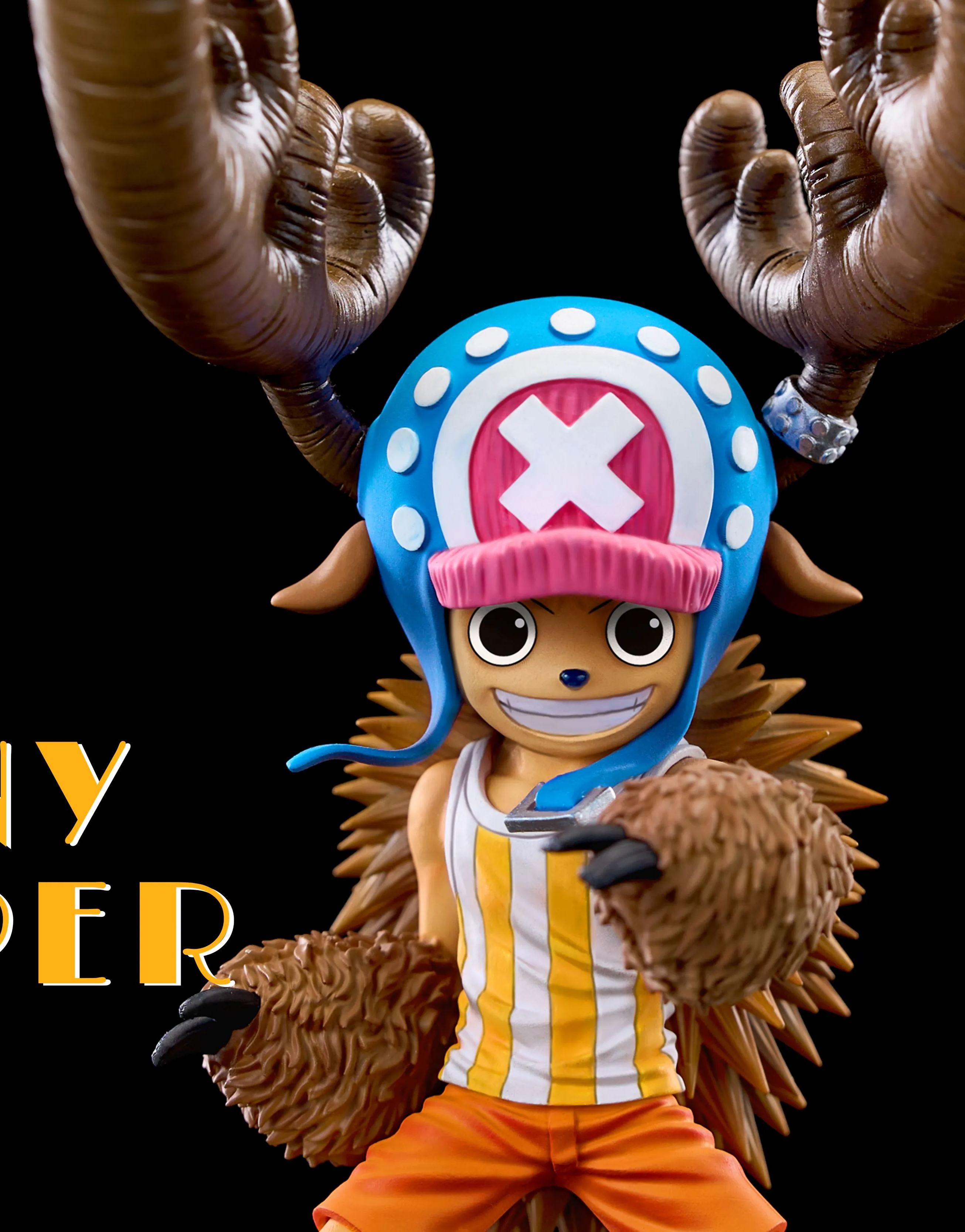 Pre-sale A+ Research Institute Fishman Island Project Straw Hat Pirates Wrestling Enhancement Chopper Size Main body height 6.5cm, total height 10cm. (GK)-KWII-GK