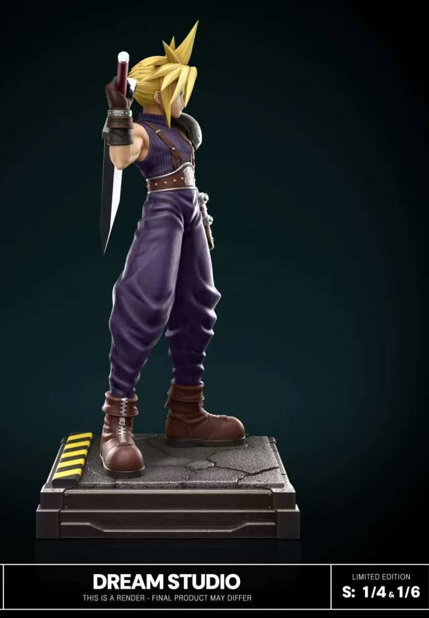 Pre-sale Character name Final Fantasy 7 - Cloud Scale 1/4, height 52 width 36 length 36cm Scale 1/6, height 35 width 29 length 17cm (GK)-KWII-GK