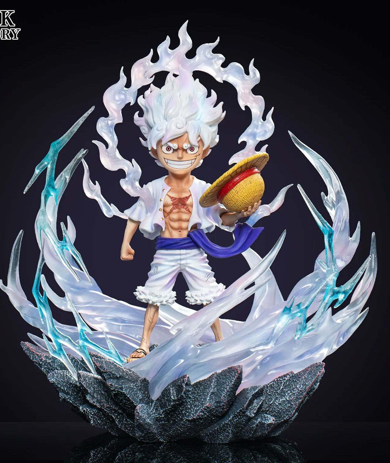 Pre-sale Work ZooK Explosive Three Forces First Bomb Luffy Proportion wcf Size Height 12cm Width 11cm Depth 8cm (Luffy Height 8cm) (Gk)-KWII-GK