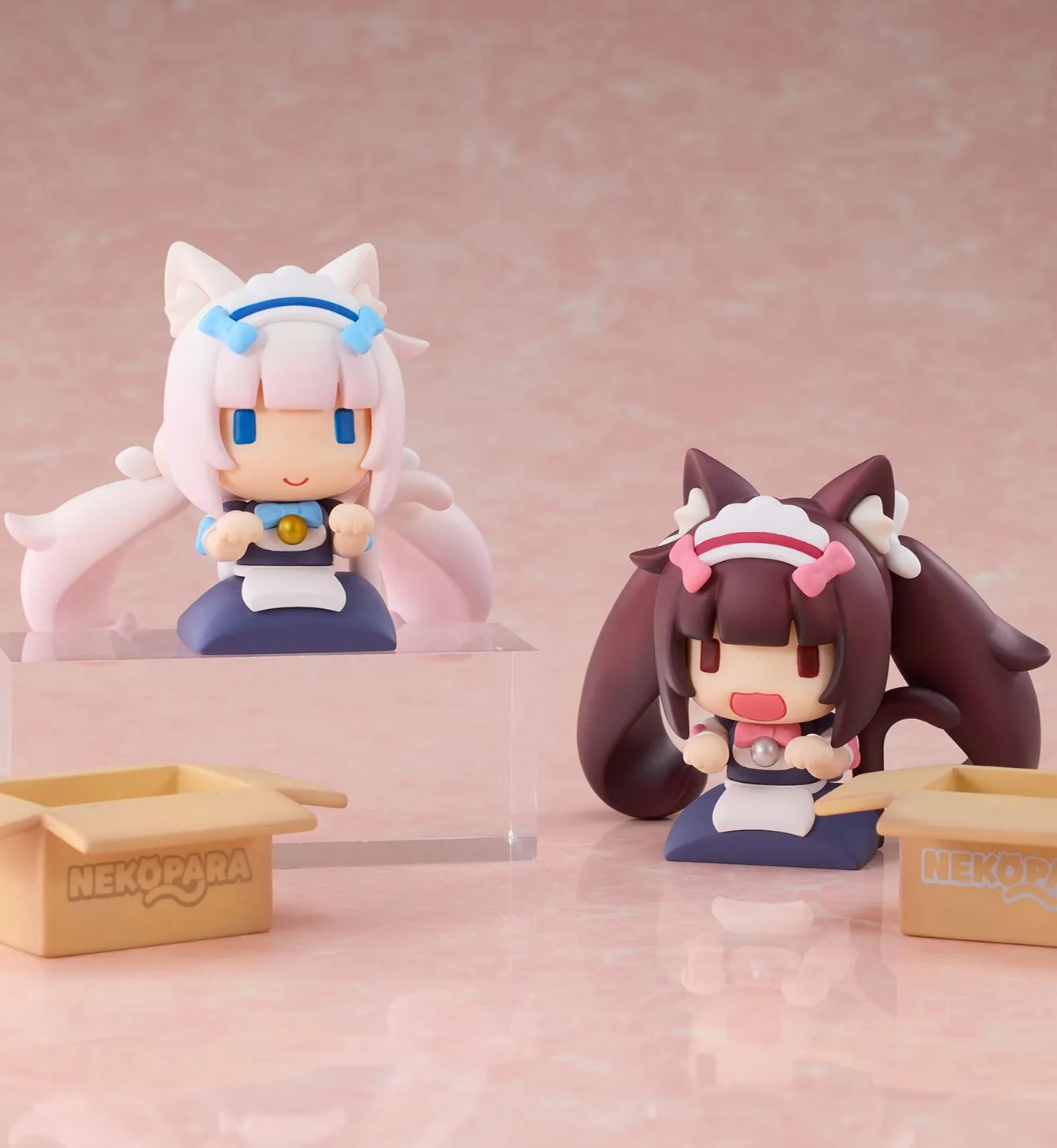 Pre-sale  MAGI ARTS×nekopara Chocolate and Vanilla Q version. Height H=70MM (GK).Chocolate and Vanilla Q version XL version. Height H=500MM (Gk)-KWII-GK