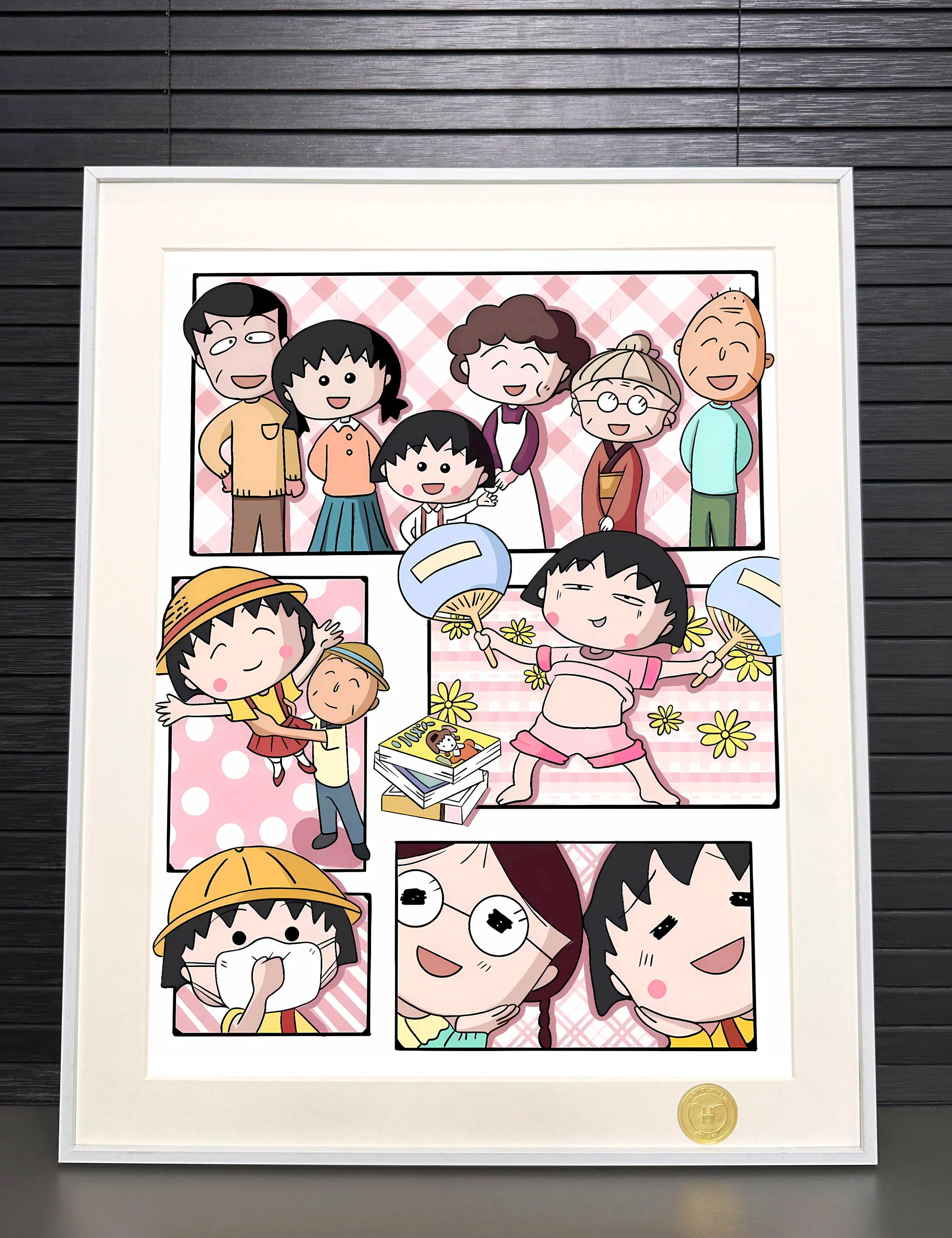 Chibi Maruko-chan Chibi Maruko-chan Sakurako Sakura Apricot Sakura Friends Collection Decorative Painting In stock-KWII-GK