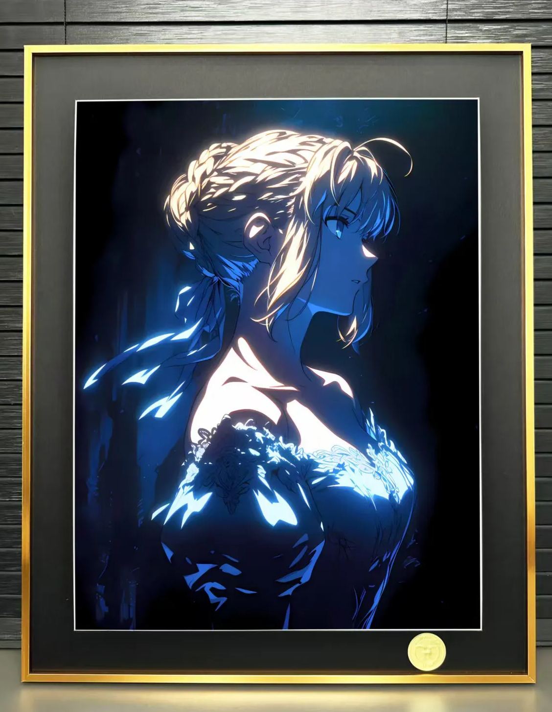 "Lady Saber" Altria Fate King Arthur decorative painting, in stock
