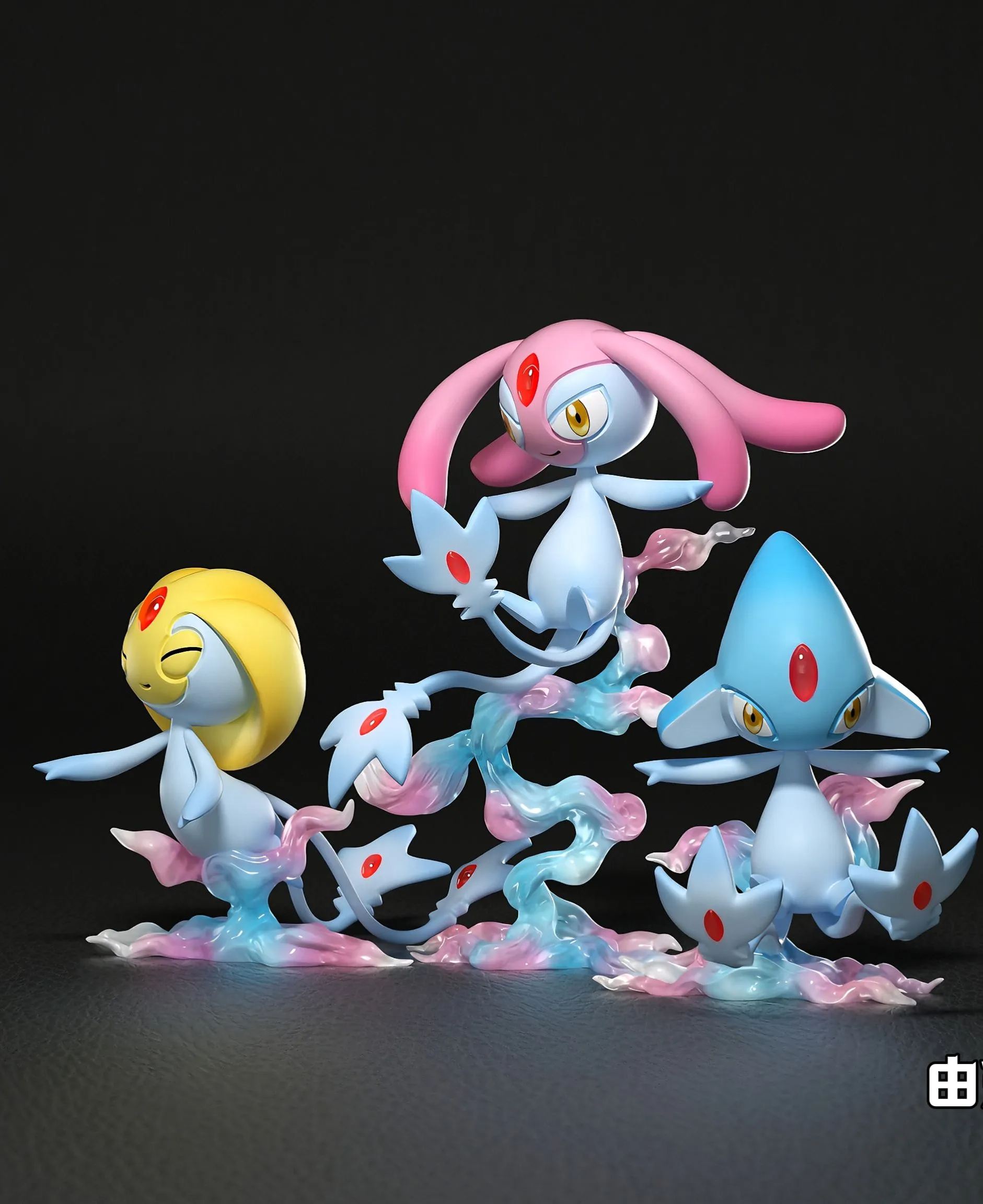 Three Holy Mushrooms (Uxie, Emrido and Akonome) 1/20 GK Pre-sale