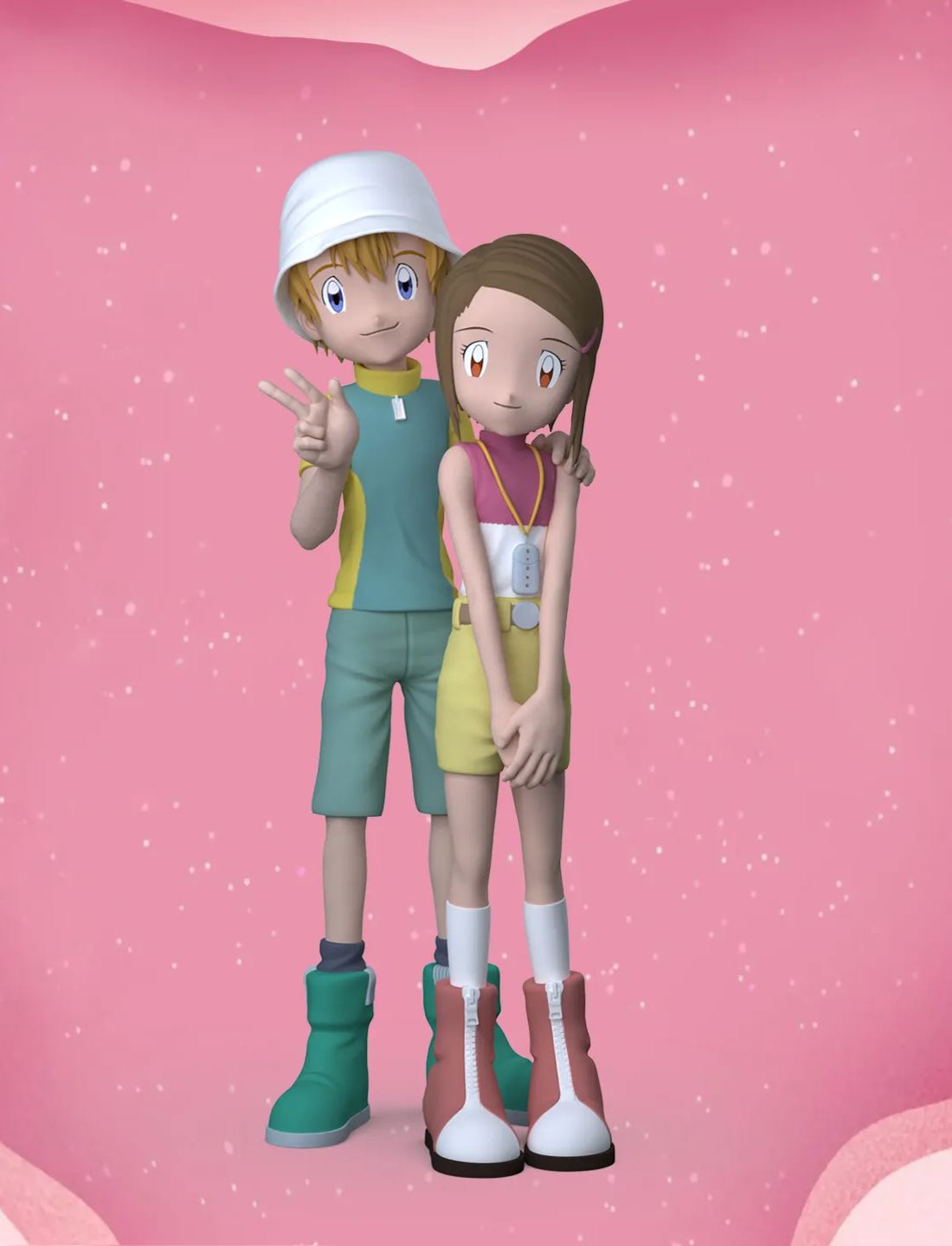 DMX Valentine's Day Limited Edition Digimon 2nd Generation Couple Wu Jia 18+ GK Pre-sale