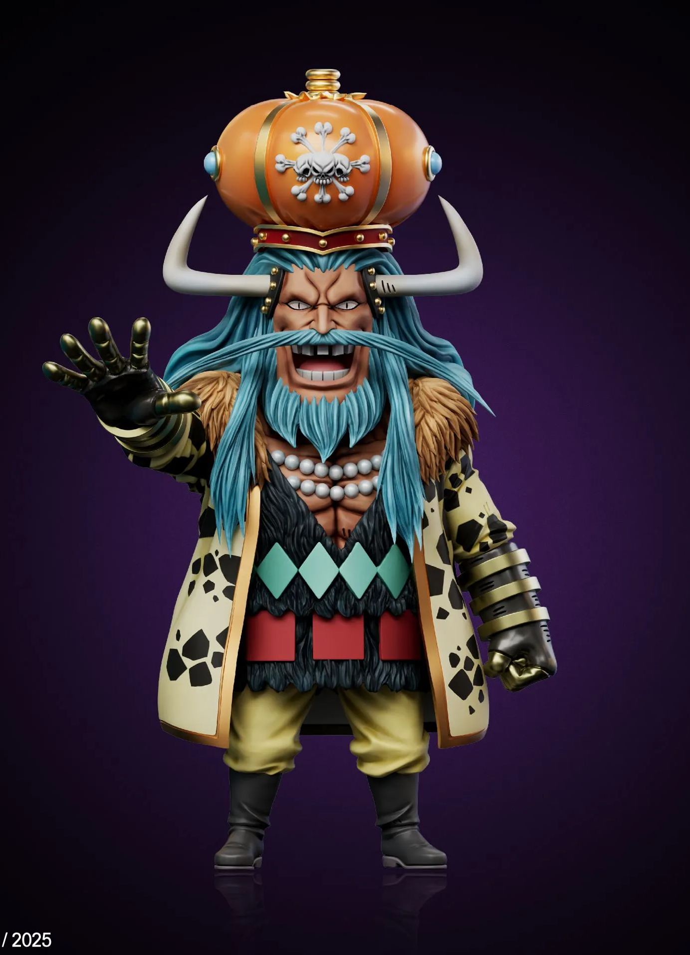 yz Blackbeard Pirates, 10th batch, Captain of Ship No. 4, King of Evil Government, Alvaro Pizarro, pre-sale-KWII-GK