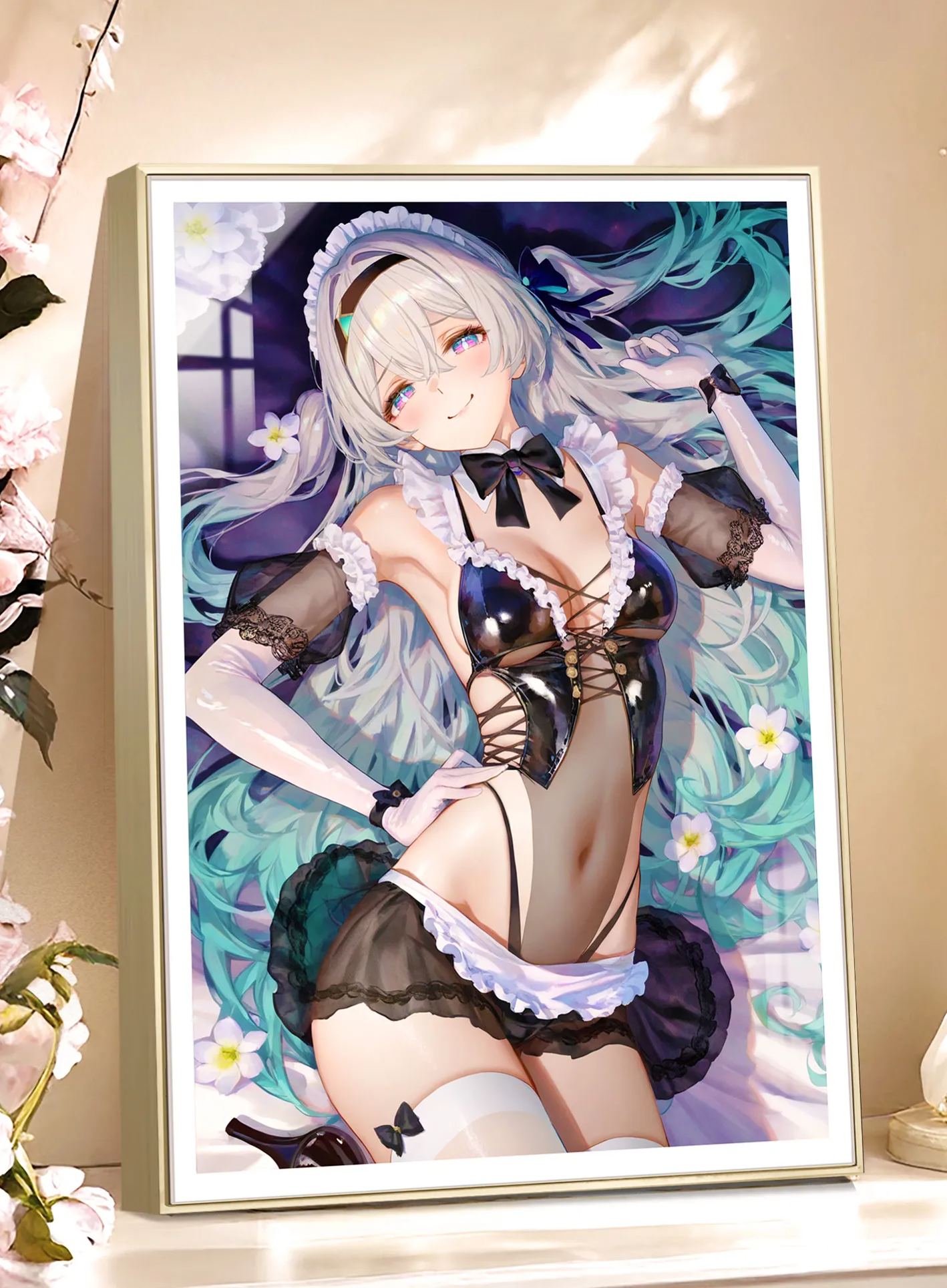 Yingchen Maid Firefly Decorative Painting, A Miao Painting Society, in stock