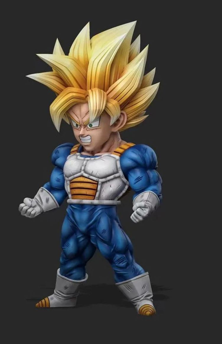 wcf Dragon Ball One Muscle Goku, Power studio, statue GK,pre-sale