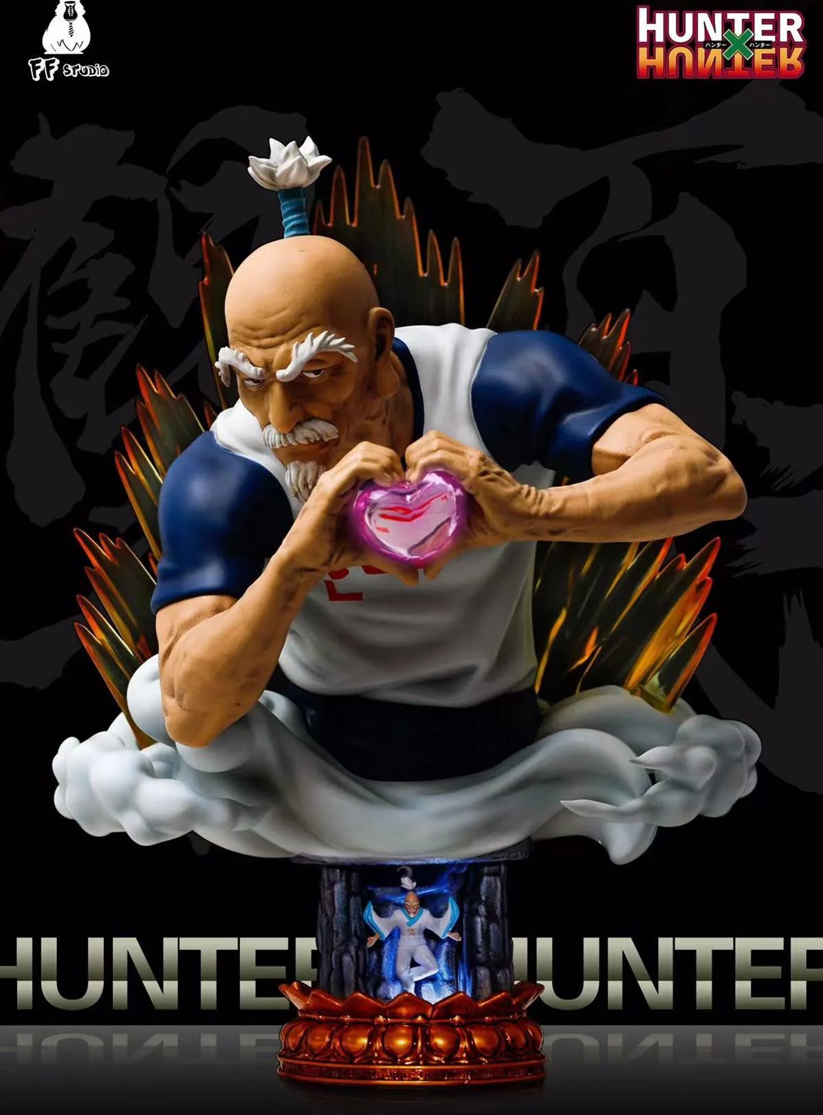 Hunter x Hunter Series 4th Isaac Netero, FF Studio, statue GK pre-sale