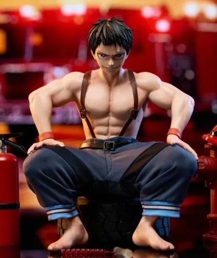 Fire Force Shinra Kusakabe Statue GK (Adult 18+) BDSM Studio，Pre-sale