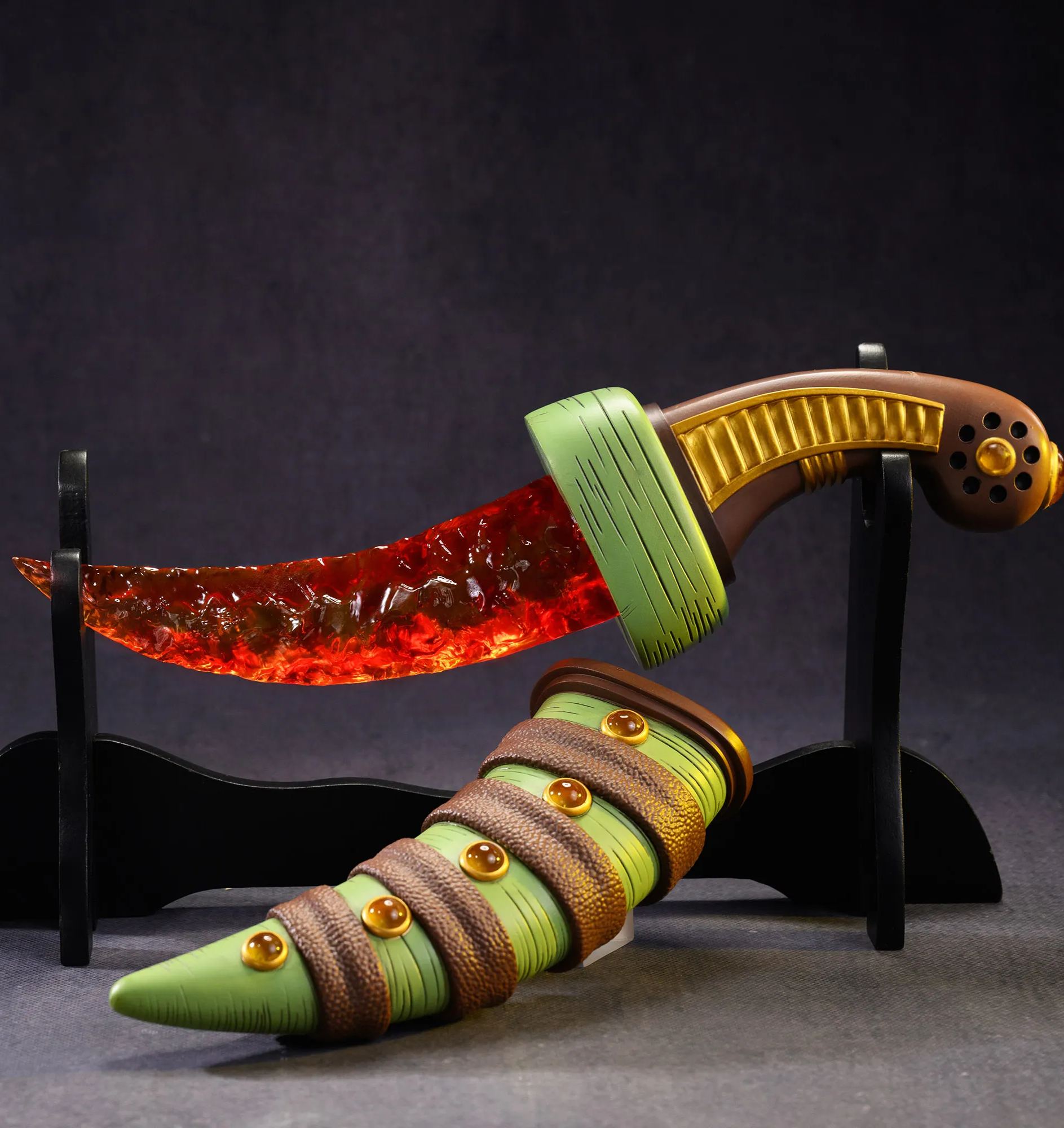 One Piece Ace Weapon Dagger COSPLAY Prop Scene, MEOW Studio, Pre-sale-KWII-GK