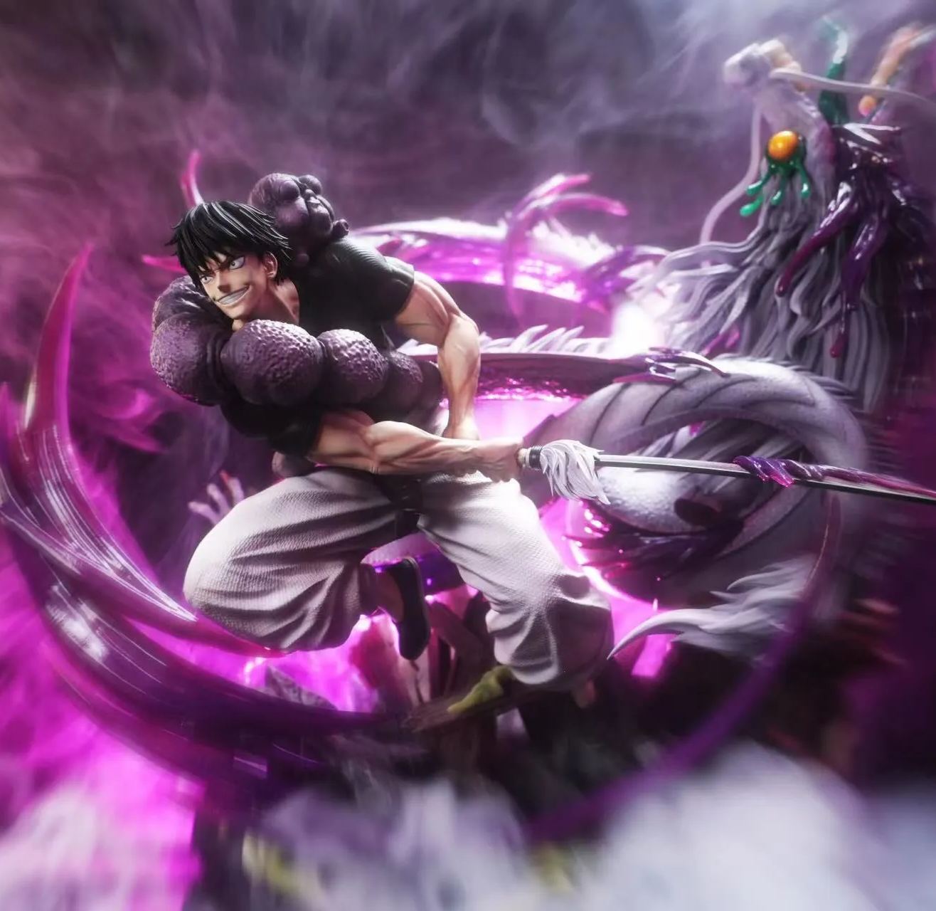 Jujutsu Kaisen Zanryu - Fuguro Shiji 1/6 scale statue GK, Akahime Studio, pre-sale