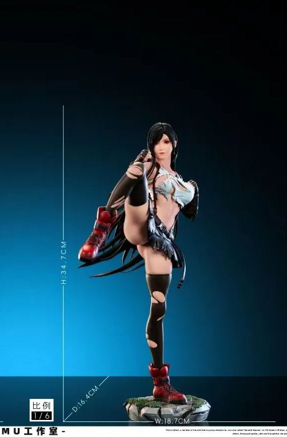 Final Fantasy Battle Tifa 1/4 and 1/6 scale statue GK,MU studio, pre-sale
