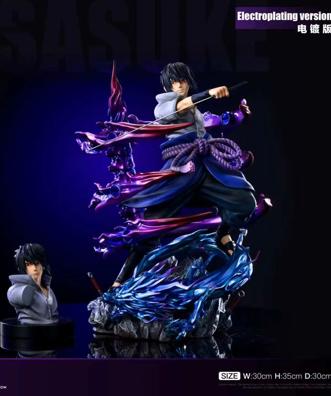 Naruto Uchi Sasuke 1/6 scale statue GK, Light and Shadow Studio, pre-sale