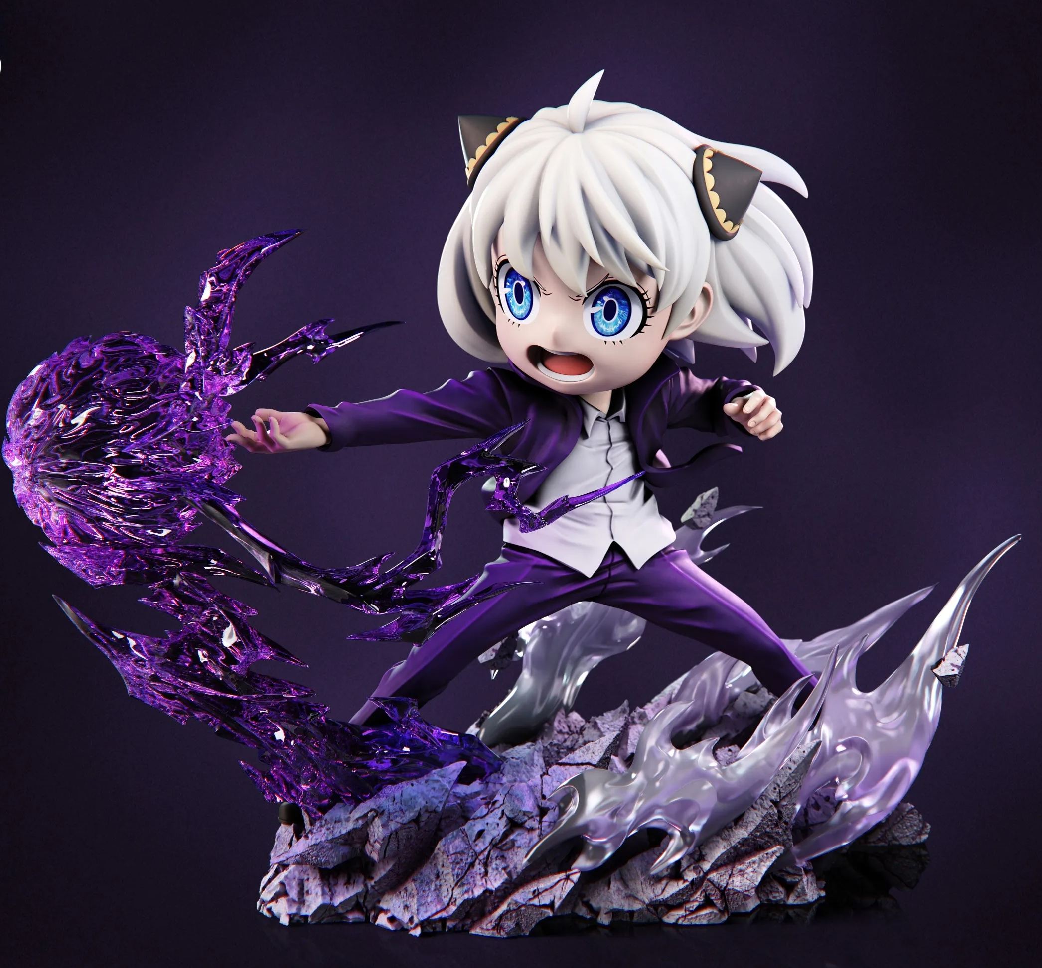 Spy x Family Anya cos Gojo Satoru statue GK, Chou Xiang Studio pre-sale