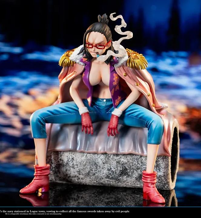 One Piece Smoker in Tashigi's body statue GK, DX studio, pre-sale