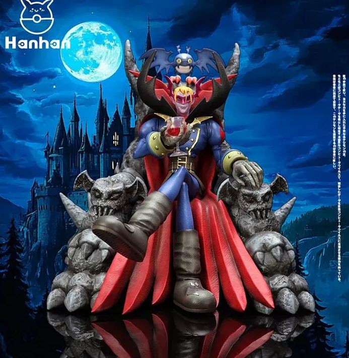 Digimon Throne Vampiremon & Micro Devilmon Statue GK, DX Studio, Pre-sale