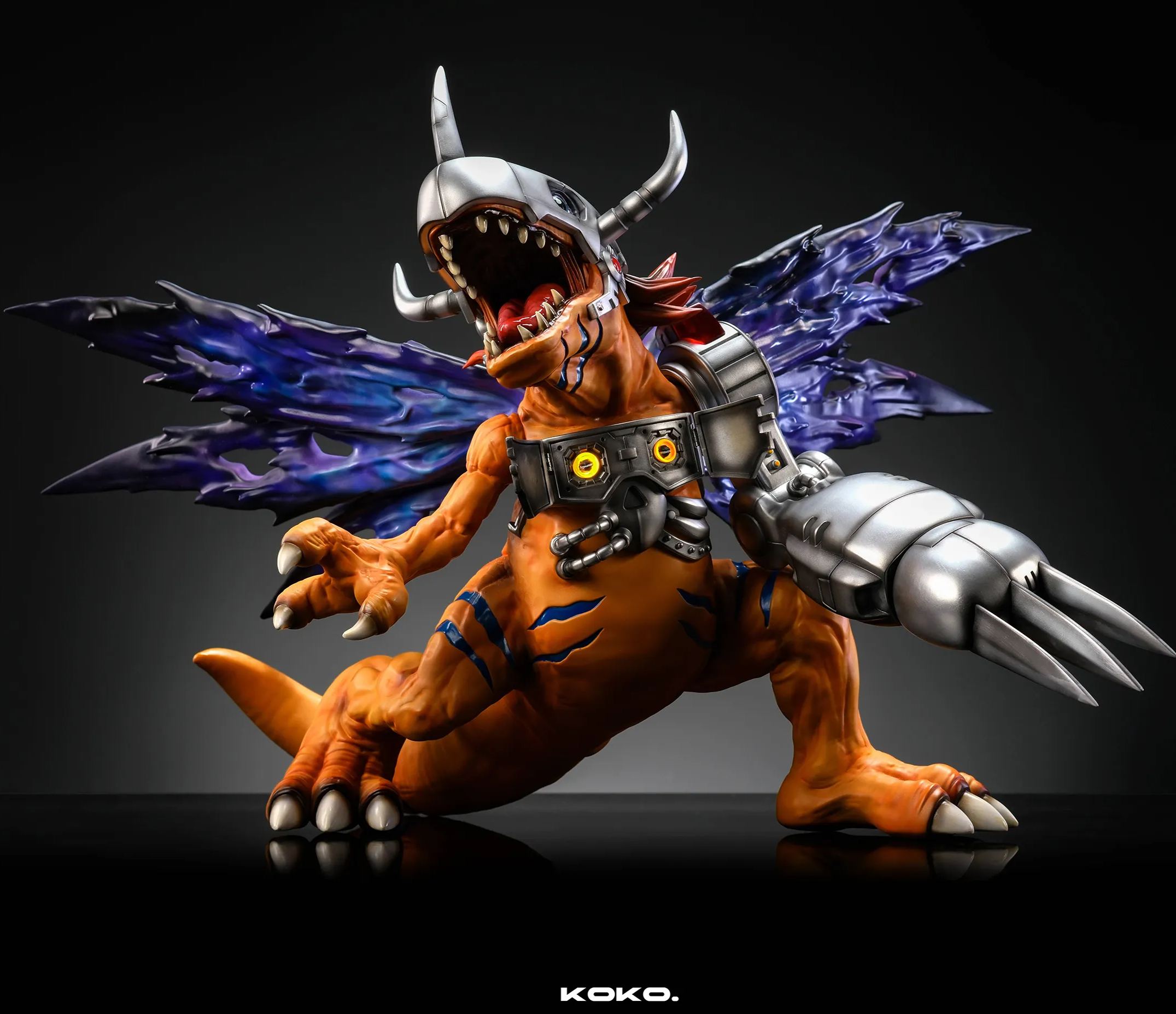 Digimon Metal Greymon Statue GK, Koko Studio, pre-sale