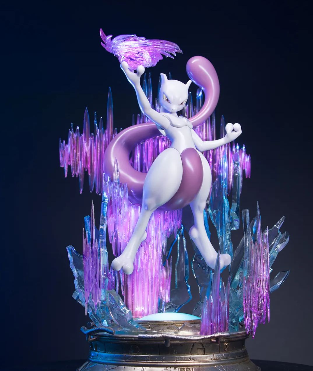 Pokémon Light Statue Series 1st Mewtwo Statue GK, NOVA Studio Pre-sale
