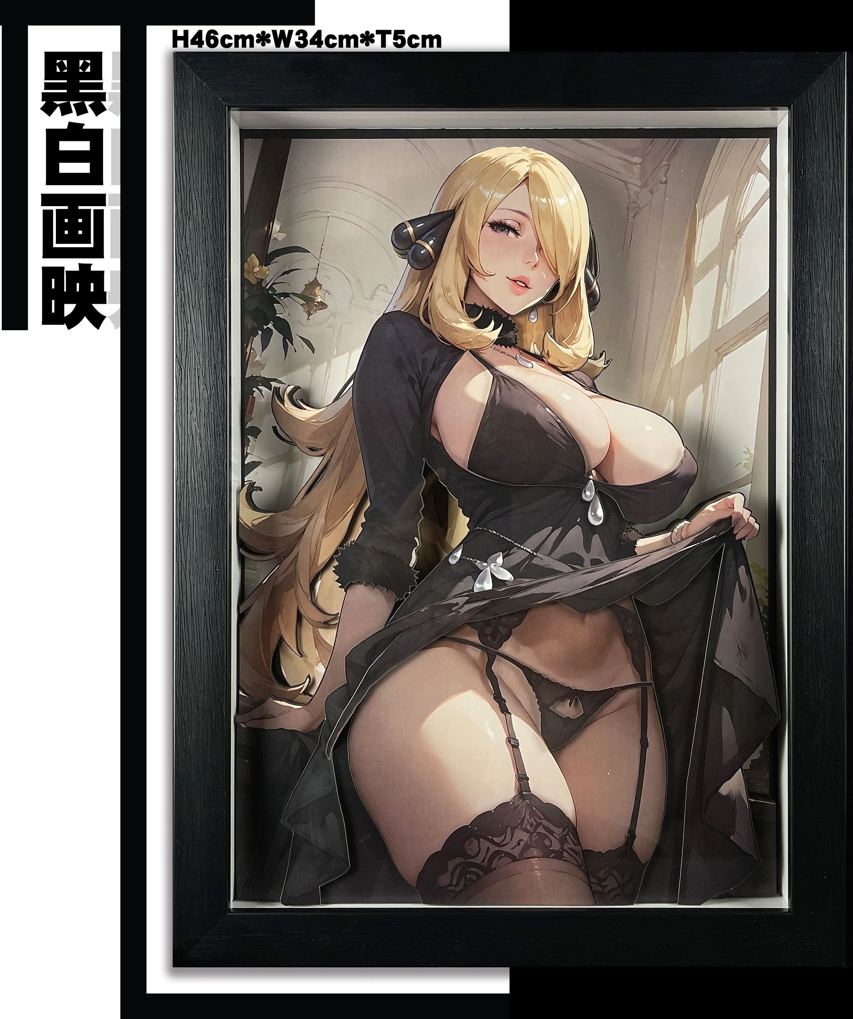 In stock Bamboo and orchid 3D decorative painting, black and white painting， B&W Studio