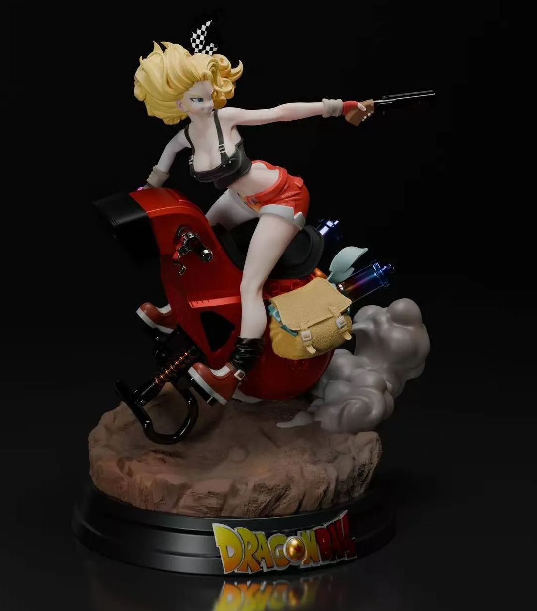 Dragon Ball - Motorcycle Ranchi Statue GK - Zero Point Studio Pre-sale-KWII-GK