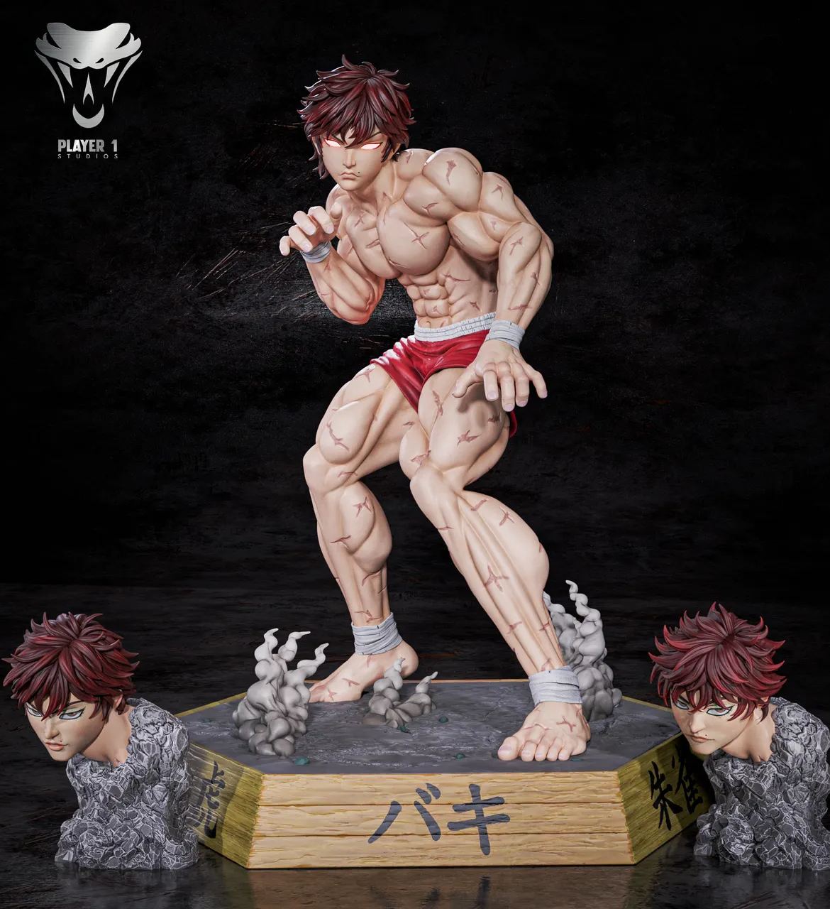 Genius Fighting Boy Baki 1/4 & 1/6 Statue GK -Player 1 Studio Pre-sale