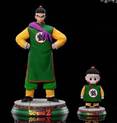 In stock-Dragon Ball Tien Shinhan & Chiaotzu statue GK-XBD Studio