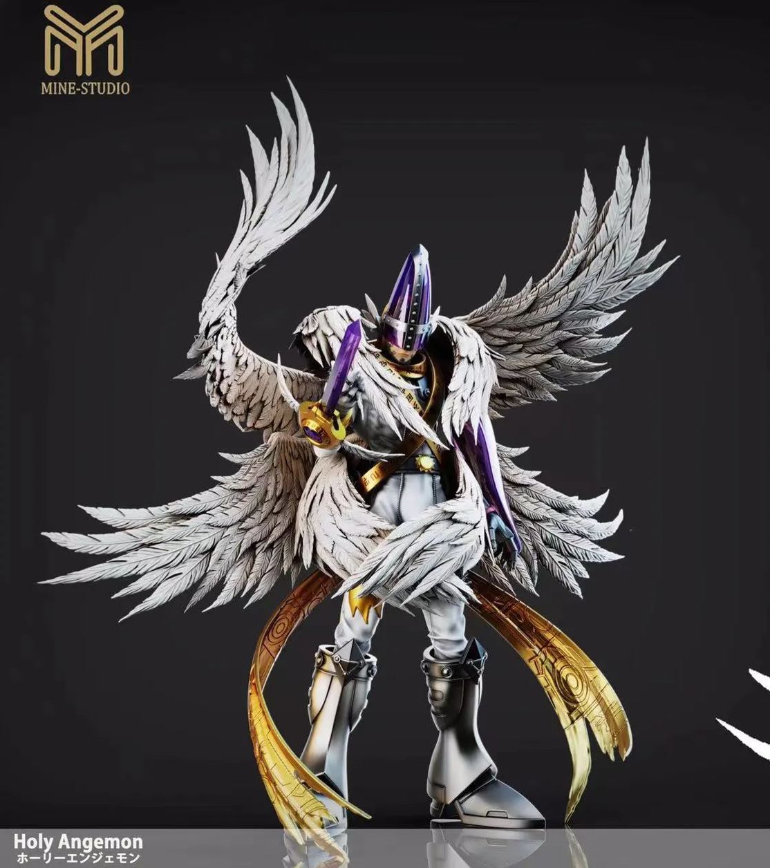 Digimon-HolyAngemon Statue GK-MINE Studio Pre-sale