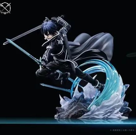Sword Art Online Black Swordsman Kirito Statue GK-X Studio Pre-sale
