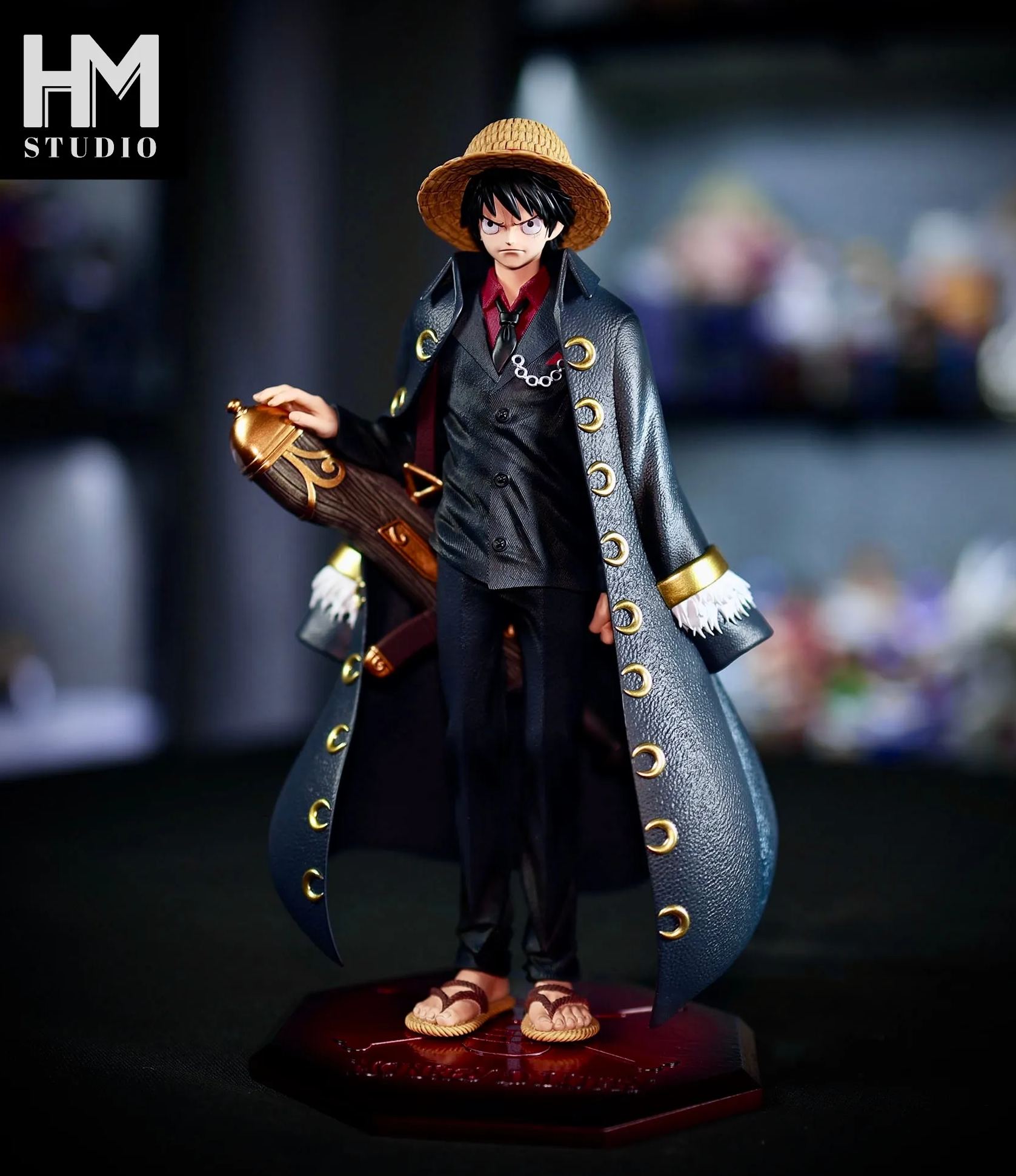 One Piece Luffy Pirates Resonance #1 Black Luffy Statue GK Figure -HM Studio Pre-sale
