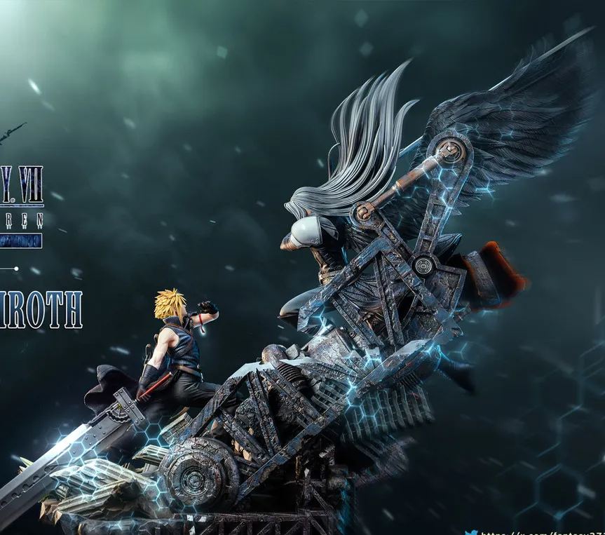 Final Fantasy Sephiroth VS Cloud Strife 1/4 Statue GK-FANTASY STUDIO & DRAGON STUDIO Pre-sale