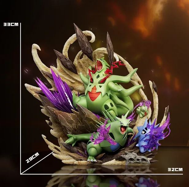 Pokémon 02 Tyranitar Statue (GK)-BLACK ROSE StudioPre-sale