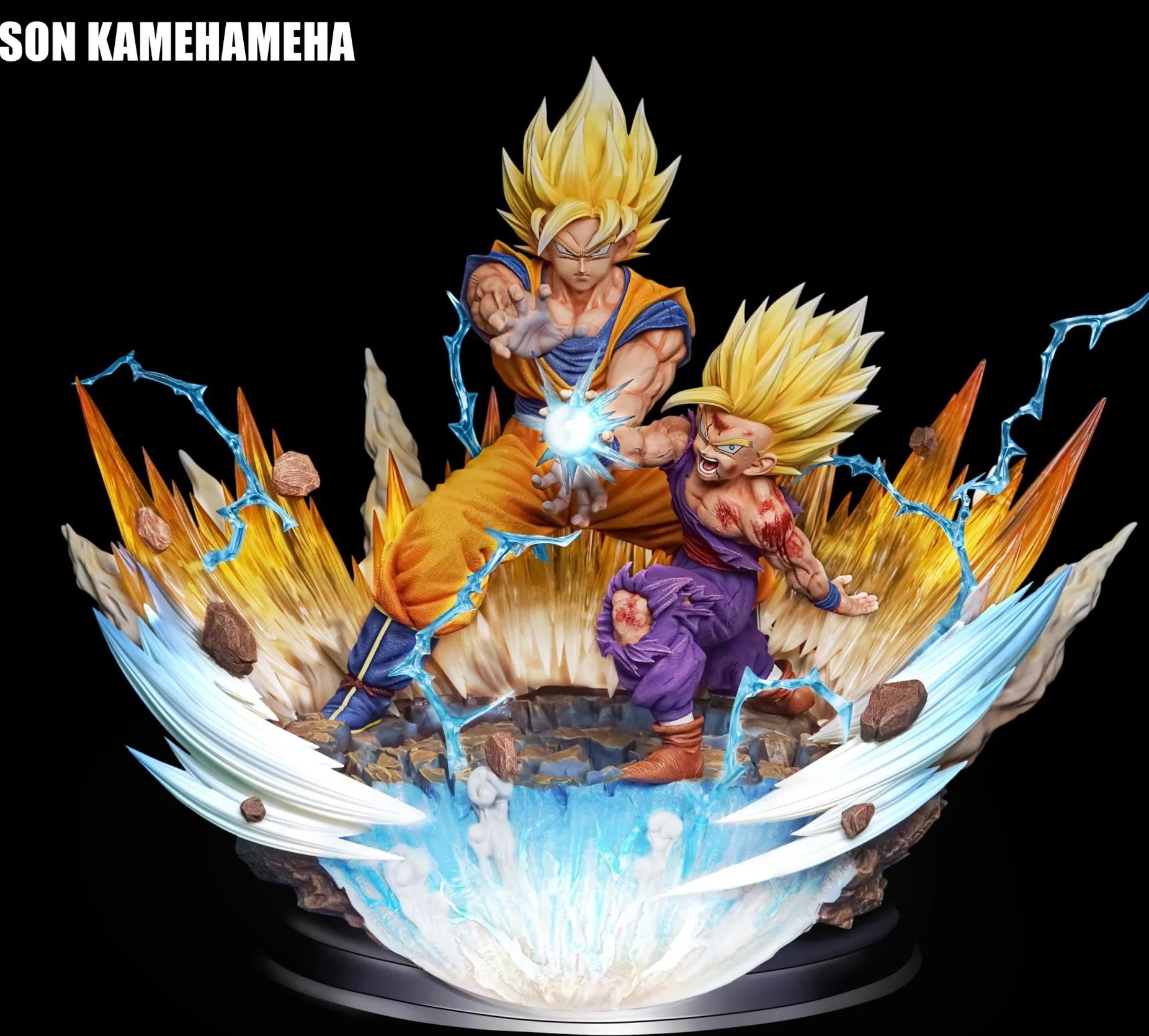 Dragon Ball Goku & Gohan Kamehamehai Statue (GK)-FIGURE CLASS Studio Pre-sale