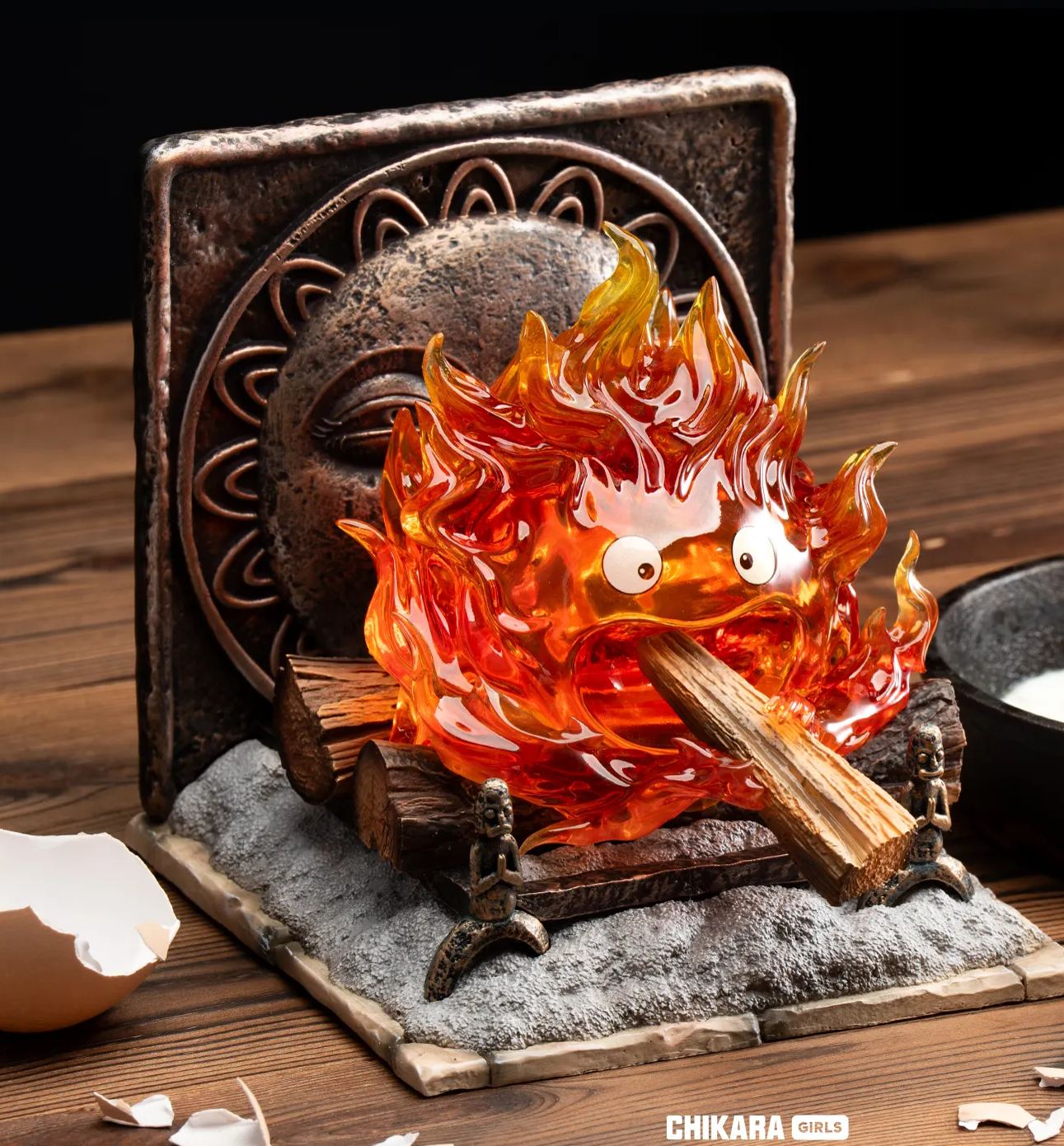 Howl's Moving Castle Calcifer with LED Statue(GK) -CHIKARA Studio